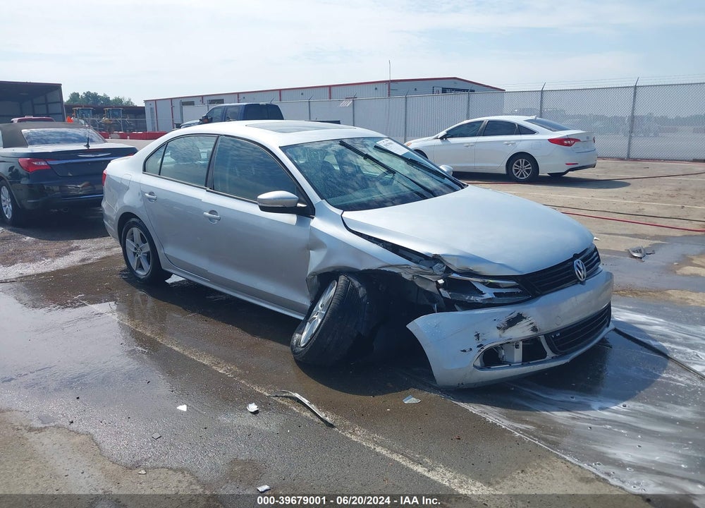 2012 VOLKSWAGEN JETTA 2.0L TDI VIN: 3VWLL7AJ7CM006557