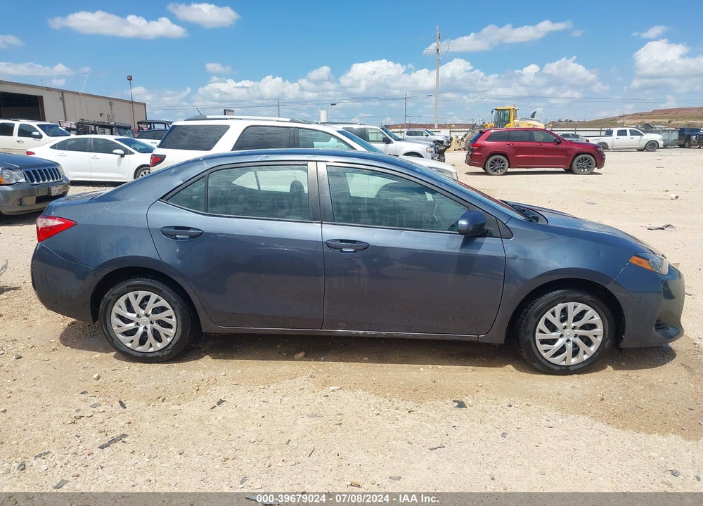 2018 TOYOTA COROLLA LE VIN: 5YFBURHE6JP825565