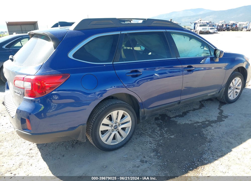 2017 SUBARU OUTBACK 2.5I PREMIUM VIN: 4S4BSACC9H3287164