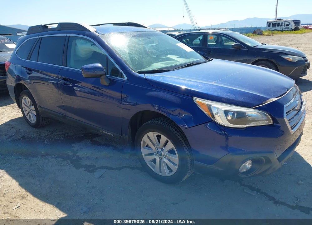 2017 SUBARU OUTBACK 2.5I PREMIUM VIN: 4S4BSACC9H3287164
