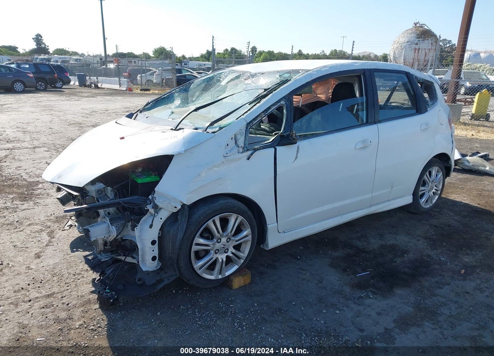 2009 HONDA FIT SPORT VIN: JHMGE88499S017062