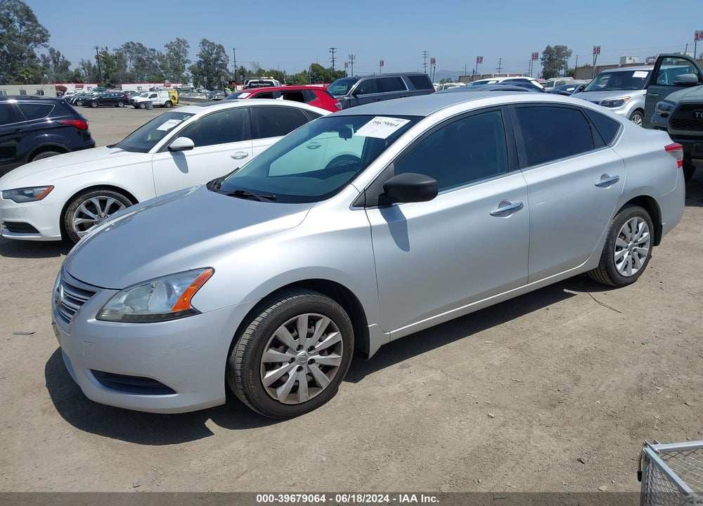 2013 NISSAN SENTRA SV VIN: 3N1AB7AP9DL636396