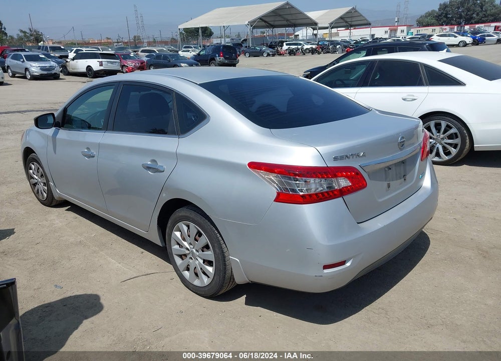 2013 NISSAN SENTRA SV VIN: 3N1AB7AP9DL636396