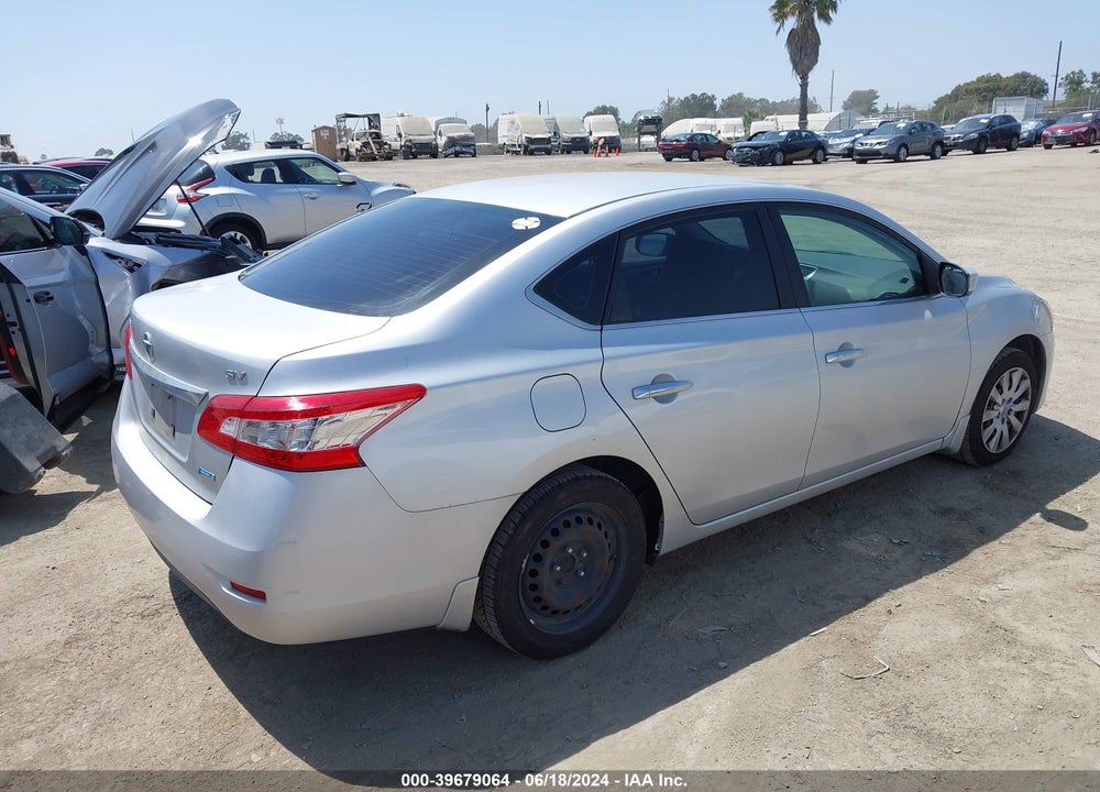 2013 NISSAN SENTRA SV VIN: 3N1AB7AP9DL636396