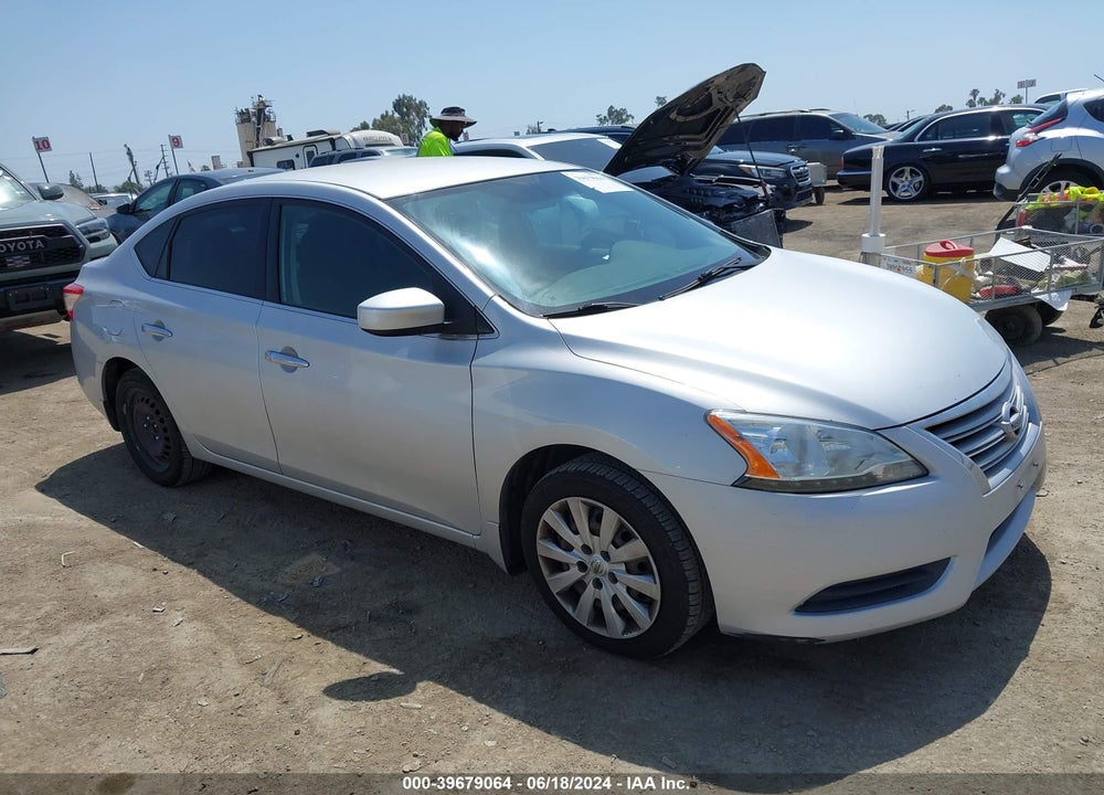2013 NISSAN SENTRA SV VIN: 3N1AB7AP9DL636396