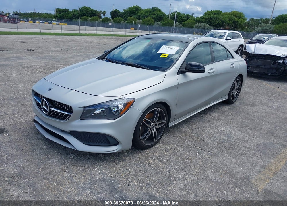 2018 MERCEDES-BENZ CLA 250 VIN: WDDSJ4EB9JN560455