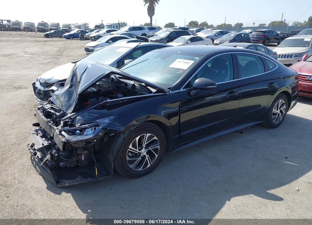 2021 HYUNDAI SONATA BLUE VIN: KMHL24JJ9MA027473