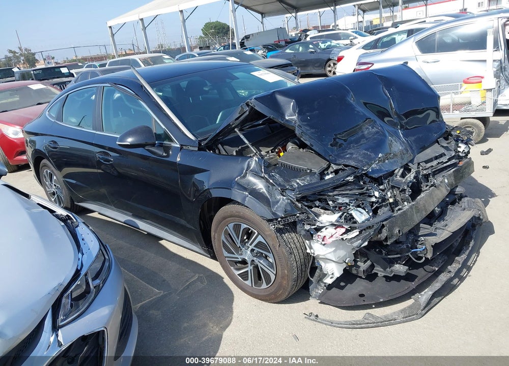 2021 HYUNDAI SONATA BLUE VIN: KMHL24JJ9MA027473