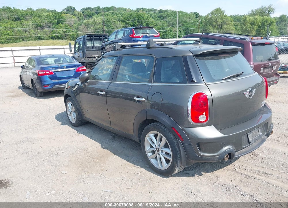 2012 MINI COOPER S COUNTRYMAN VIN: WMWZC5C54CWL61166