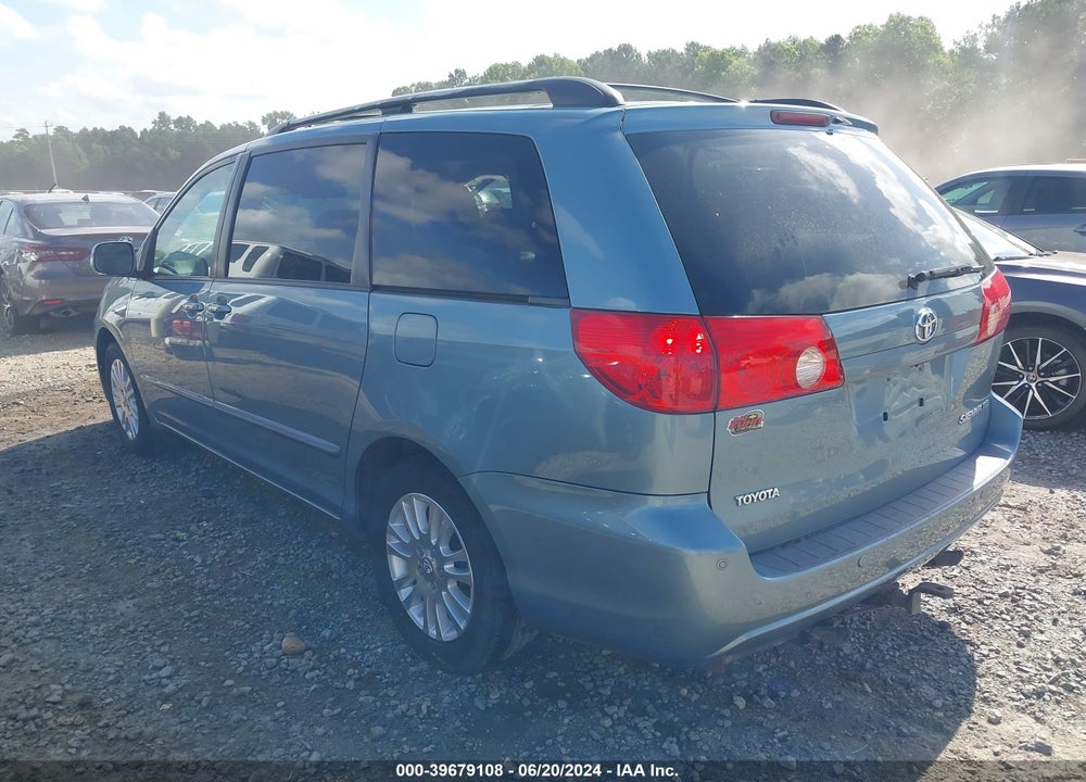 2008 TOYOTA SIENNA XLE VIN: 5TDZK22C78S202198