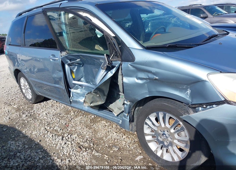 2008 TOYOTA SIENNA XLE VIN: 5TDZK22C78S202198