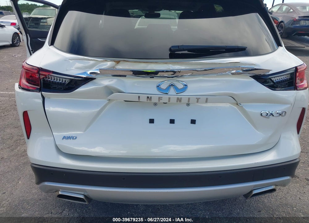 2022 INFINITI QX50 LUXE AWD VIN: 3PCAJ5BBXNF120796