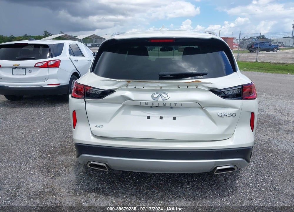2022 INFINITI QX50 LUXE AWD VIN: 3PCAJ5BBXNF120796