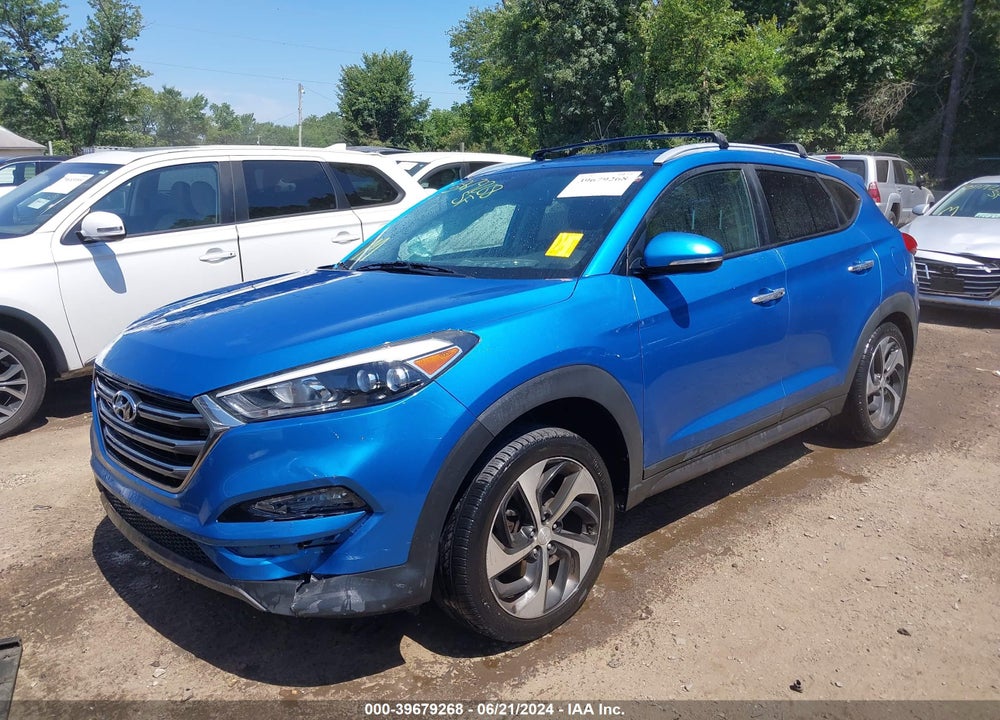 2016 HYUNDAI TUCSON LIMITED VIN: KM8J3CA29GU201634