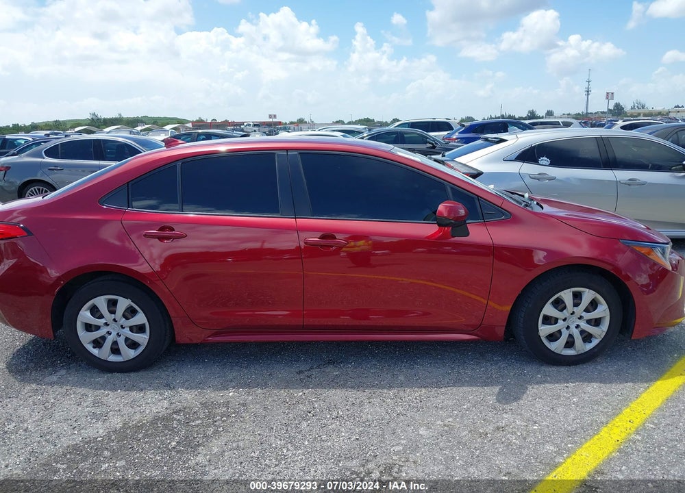 2022 TOYOTA COROLLA LE VIN: JTDEPMAE5NJ205446