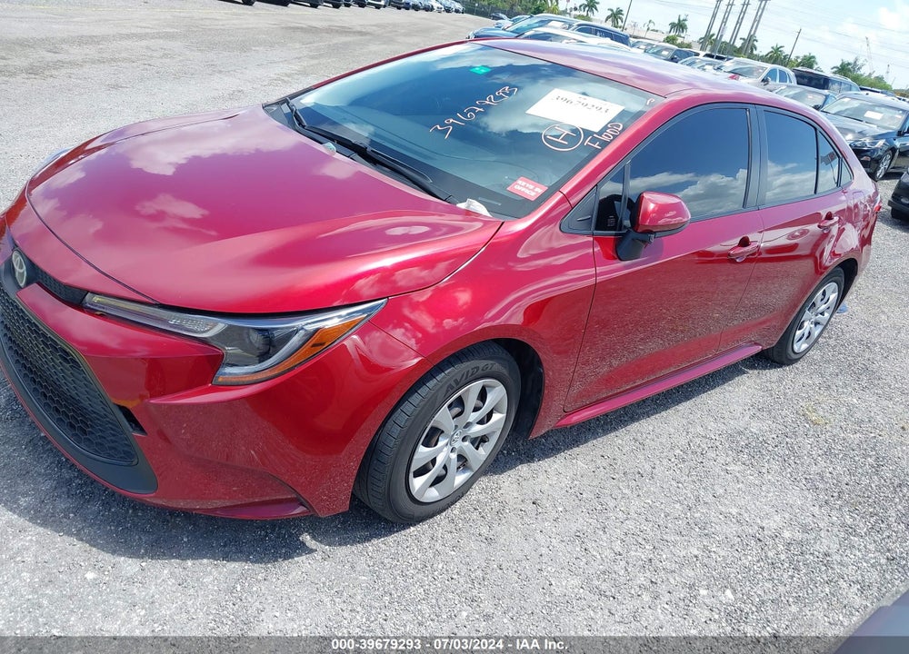 2022 TOYOTA COROLLA LE VIN: JTDEPMAE5NJ205446