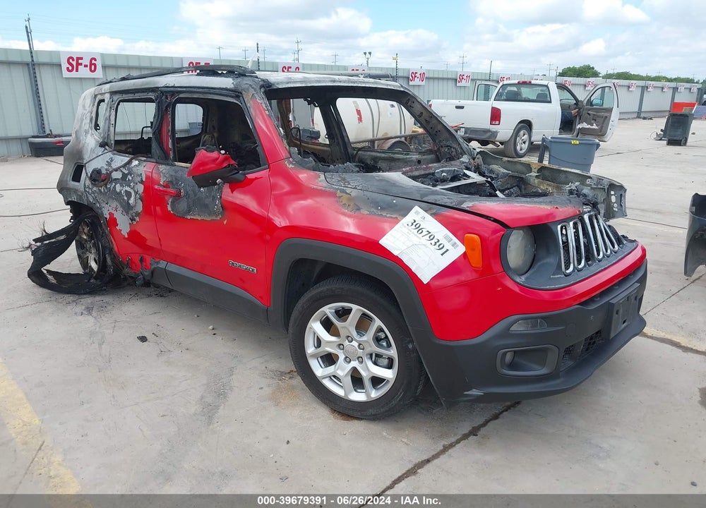 2017 JEEP RENEGADE LATITUDE FWD VIN: ZACCJABB8HPG64356