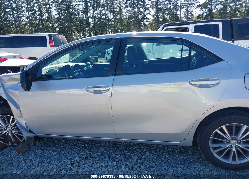 2014 TOYOTA COROLLA LE PREMIUM VIN: 2T1BURHE6EC076045