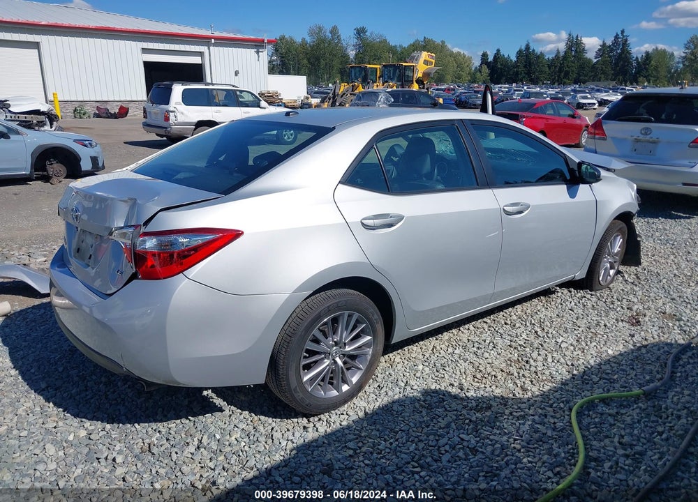 2014 TOYOTA COROLLA LE PREMIUM VIN: 2T1BURHE6EC076045