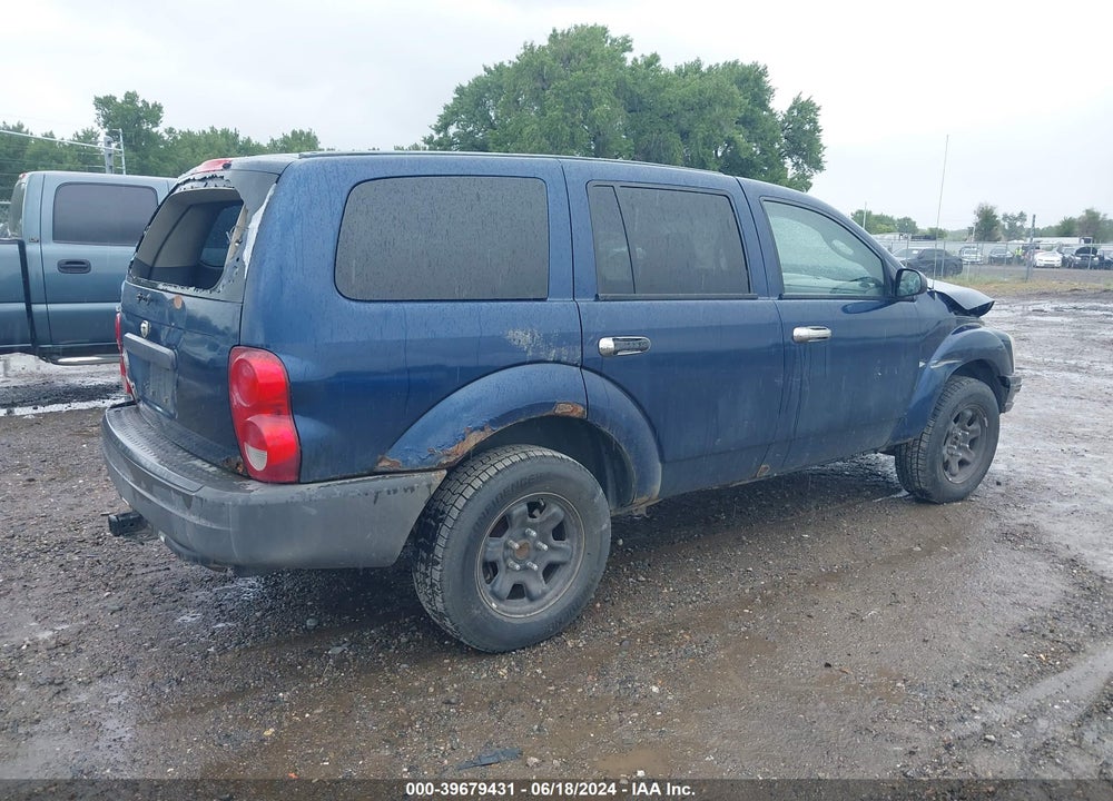 2004 DODGE DURANGO ST VIN: 1D4HB38N84F186701