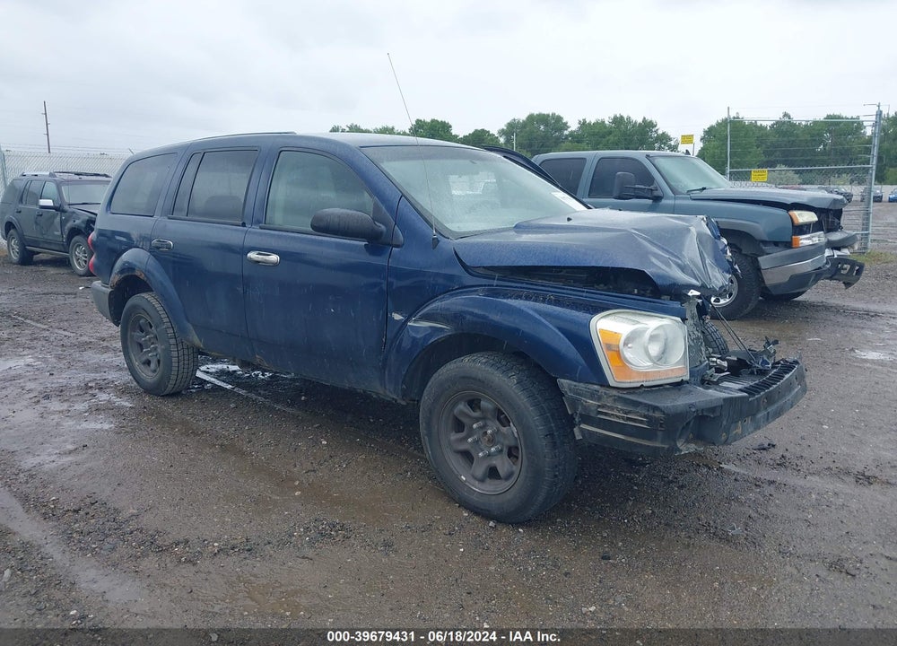 2004 DODGE DURANGO ST VIN: 1D4HB38N84F186701