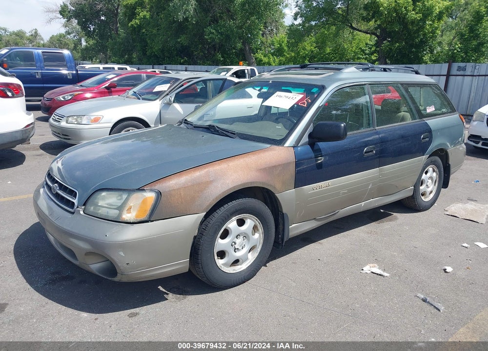 2002 SUBARU OUTBACK LIMITED VIN: 4S3BH686527658758