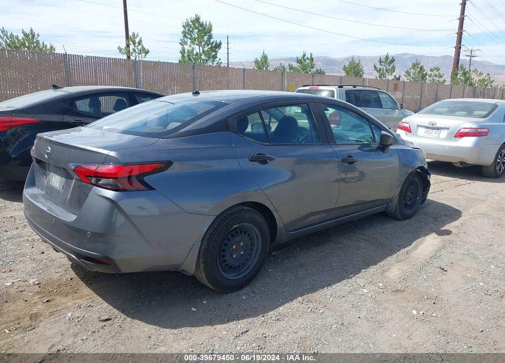 2021 NISSAN VERSA S XTRONIC CVT VIN: 3N1CN8DVXML822609