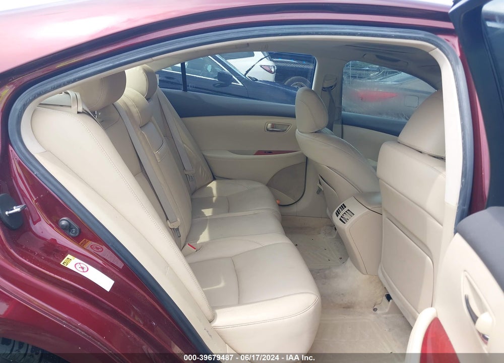 2007 LEXUS ES 350 VIN: JTHBJ46G272143630