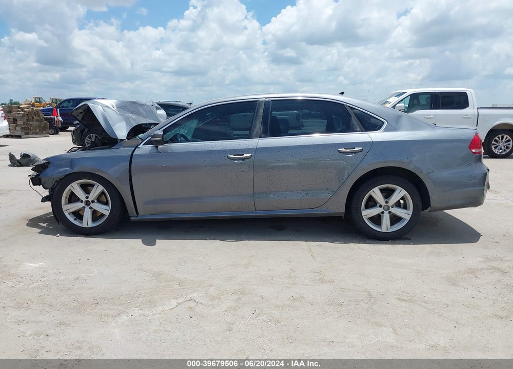 2013 VOLKSWAGEN PASSAT 2.5L SE VIN: 1VWBH7A31DC019886