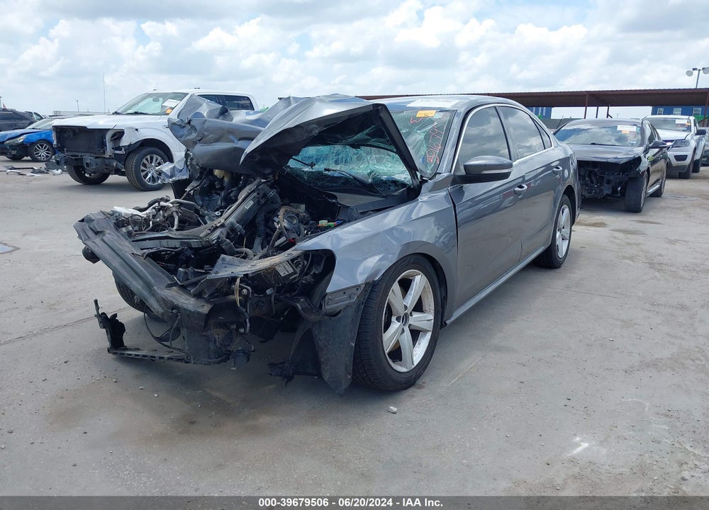 2013 VOLKSWAGEN PASSAT 2.5L SE VIN: 1VWBH7A31DC019886