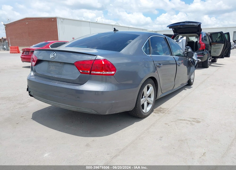 2013 VOLKSWAGEN PASSAT 2.5L SE VIN: 1VWBH7A31DC019886