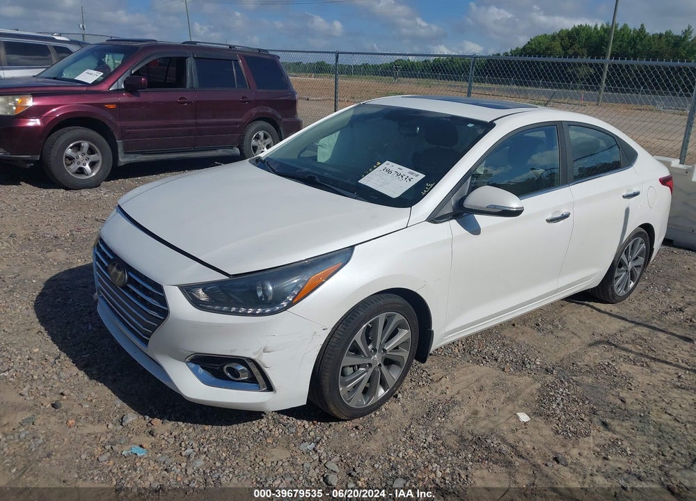 2019 HYUNDAI ACCENT LIMITED VIN: 3KPC34A33KE059512