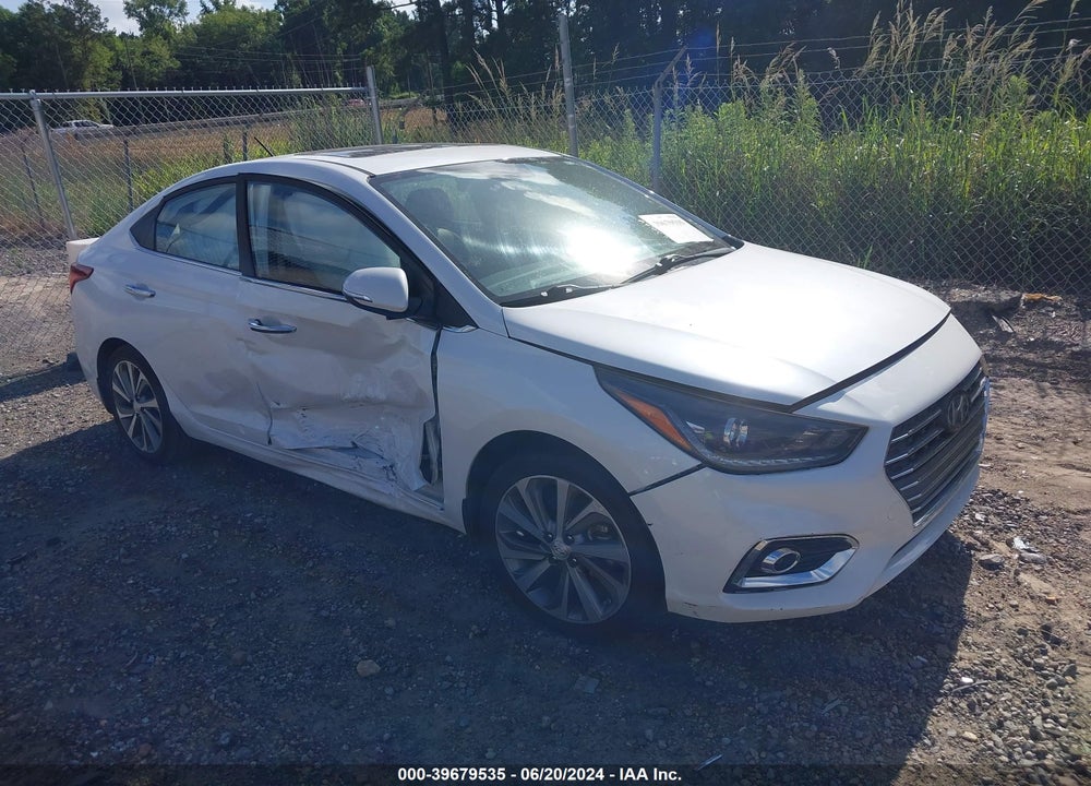 2019 HYUNDAI ACCENT LIMITED VIN: 3KPC34A33KE059512