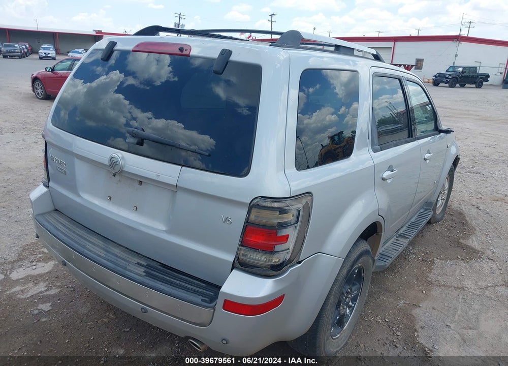2008 MERCURY MARINER PREMIER VIN: 4M2CU87158KJ29845