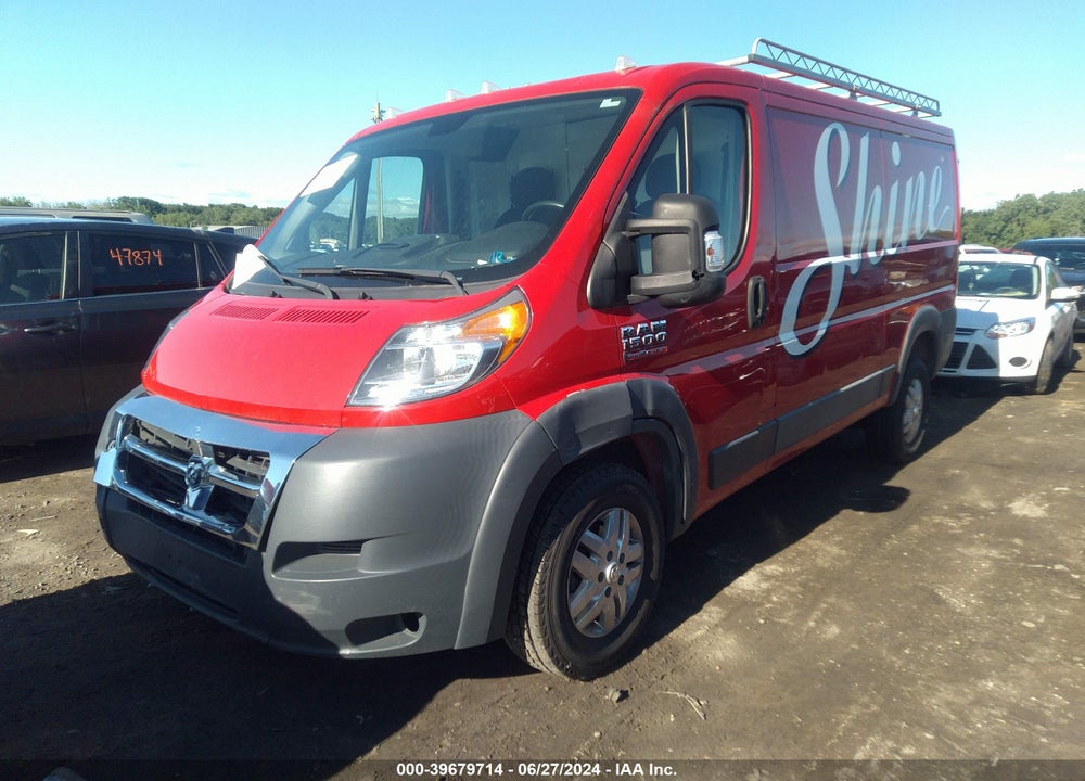 2016 RAM PROMASTER 1500 LOW ROOF VIN: 3C6TRVAG6GE127162