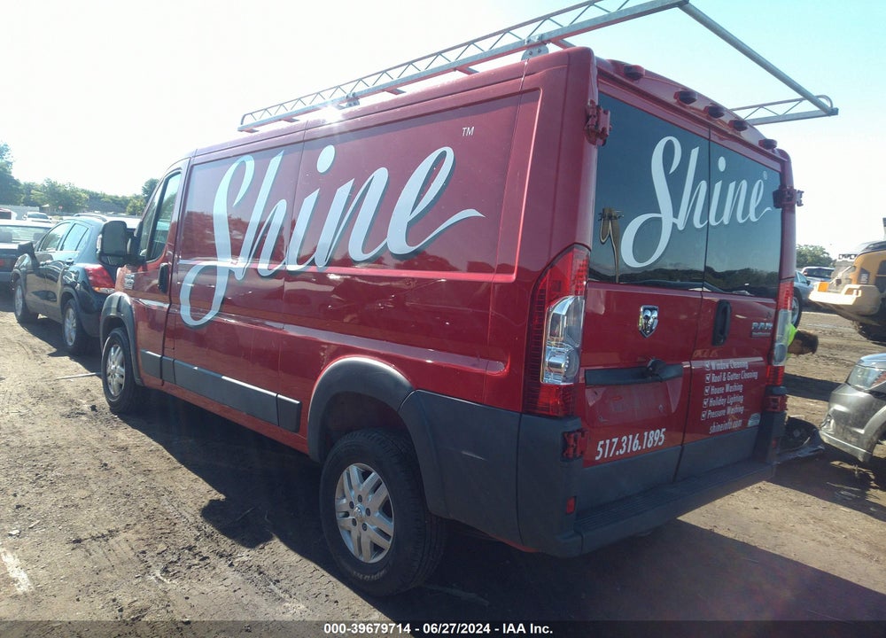 2016 RAM PROMASTER 1500 LOW ROOF VIN: 3C6TRVAG6GE127162