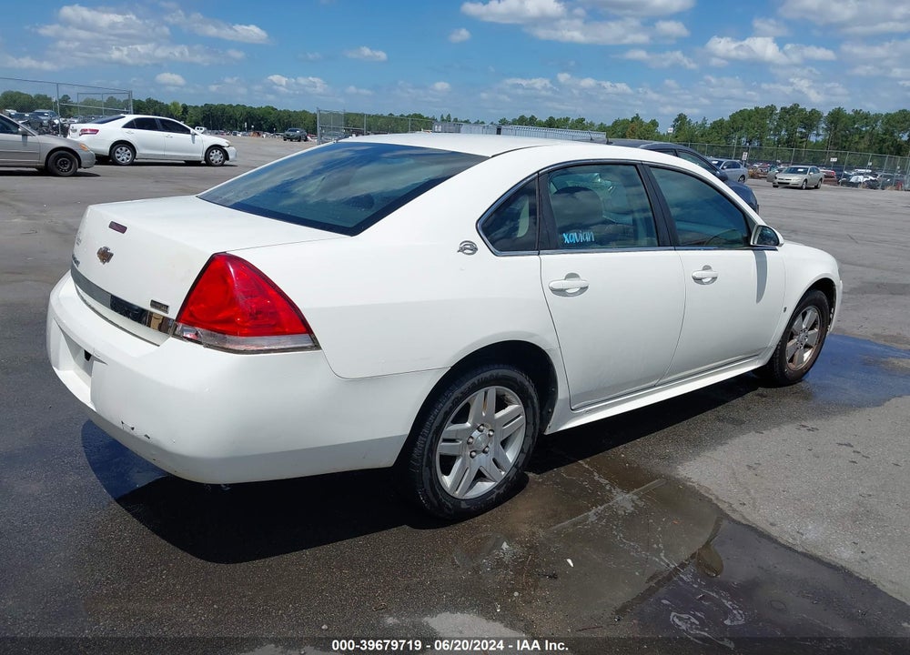 2009 CHEVROLET IMPALA LT VIN: 2G1WT57K391274437