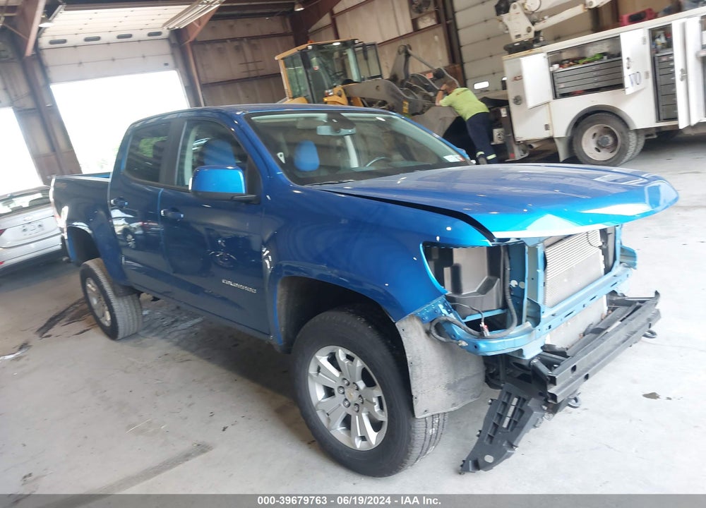 2022 CHEVROLET COLORADO 4WD SHORT BOX LT VIN: 1GCGTCEN1N1246326