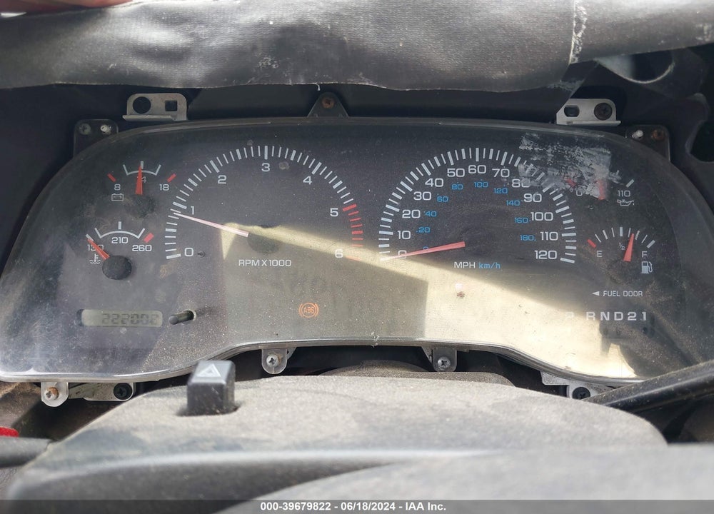 1998 DODGE RAM 1500 ST VIN: 1B7HF16Y1WS764604