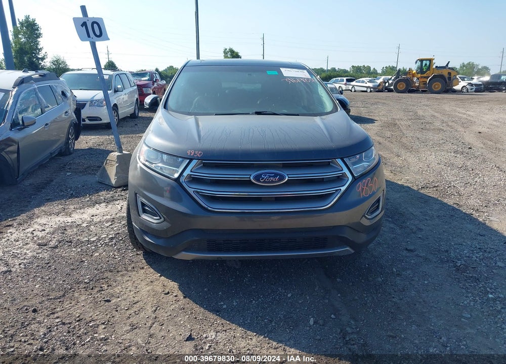 2016 FORD EDGE TITANIUM VIN: 2FMPK4K92GBB57870
