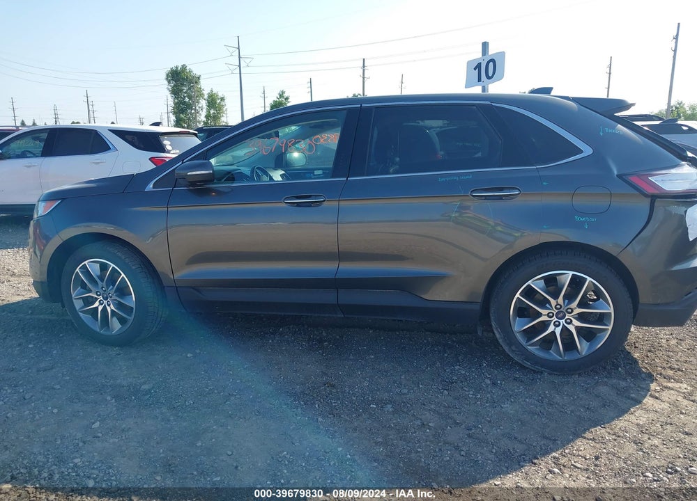 2016 FORD EDGE TITANIUM VIN: 2FMPK4K92GBB57870