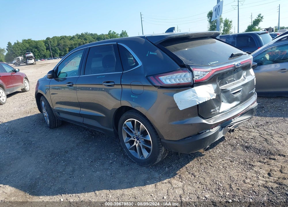 2016 FORD EDGE TITANIUM VIN: 2FMPK4K92GBB57870
