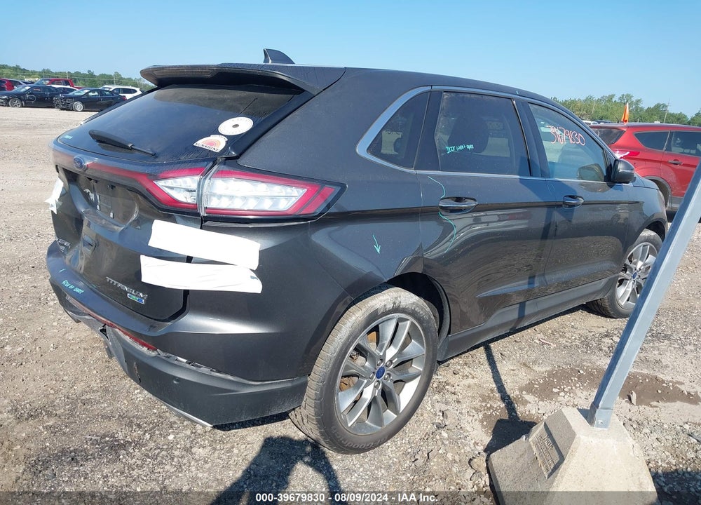 2016 FORD EDGE TITANIUM VIN: 2FMPK4K92GBB57870