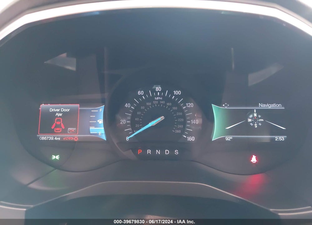 2016 FORD EDGE TITANIUM VIN: 2FMPK4K92GBB57870