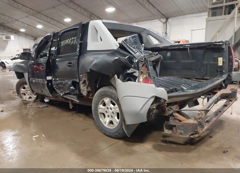 2002 CHEVROLET AVALANCHE 1500 VIN: 3GNEK13T52G250397