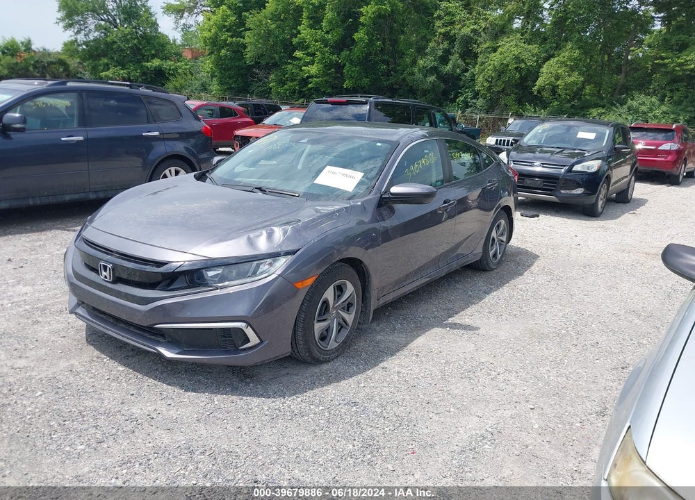 2019 HONDA CIVIC LX VIN: 2HGFC2F68KH562754