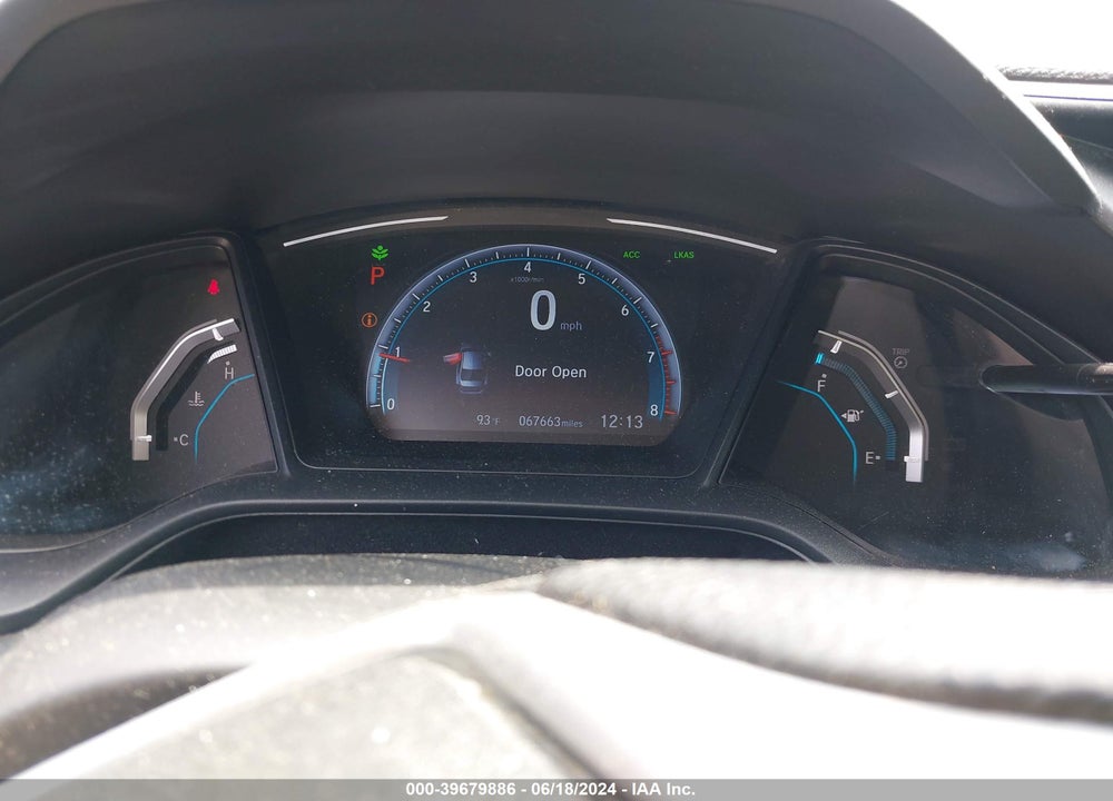 2019 HONDA CIVIC LX VIN: 2HGFC2F68KH562754