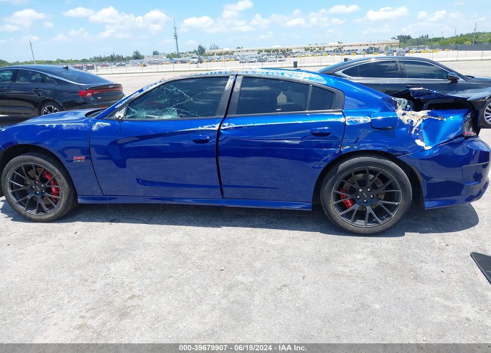 2019 DODGE CHARGER SCAT PACK RWD VIN: 2C3CDXGJXKH538541