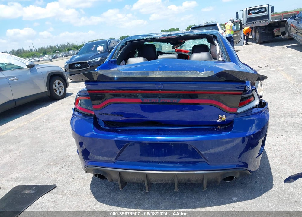 2019 DODGE CHARGER SCAT PACK RWD VIN: 2C3CDXGJXKH538541