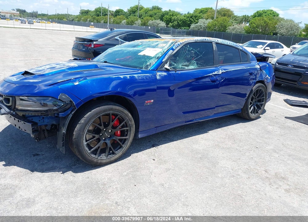 2019 DODGE CHARGER SCAT PACK RWD VIN: 2C3CDXGJXKH538541